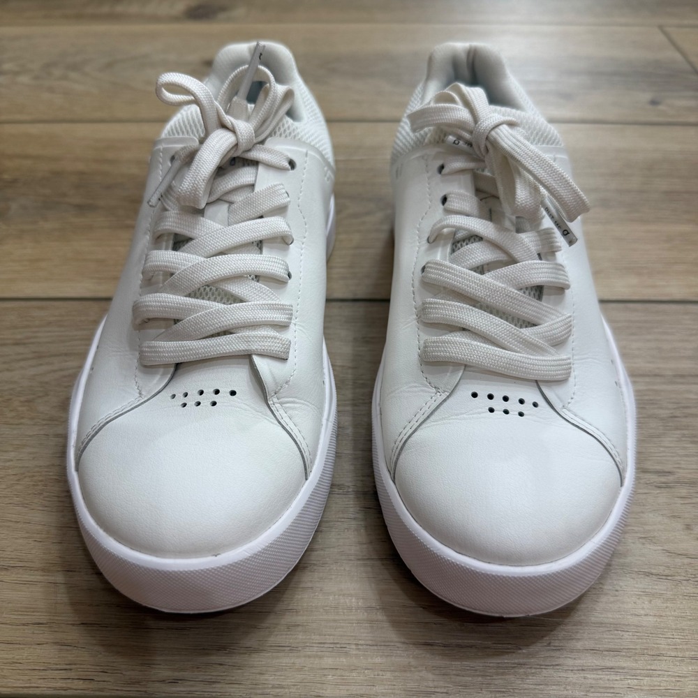 On Cloud Running THE ROGER Advantage White Vegan Work Sneakers Shoes Womens 6.5 - Picture 5 of 11